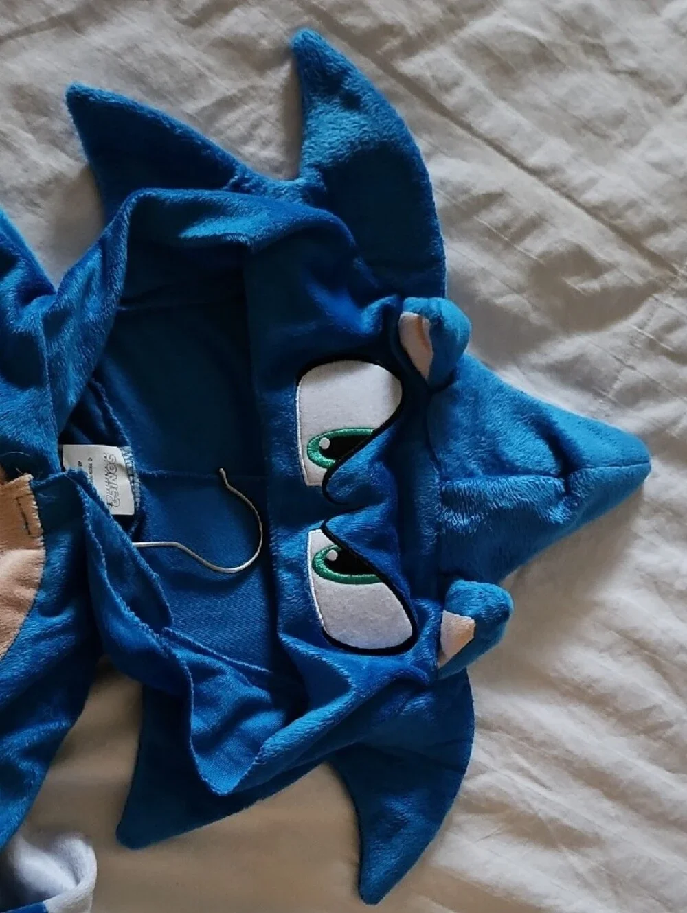 Sonic The Hedgehog Kids Costume Onesie with Hood